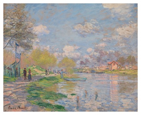 Claude Monet - Ved seines bredd