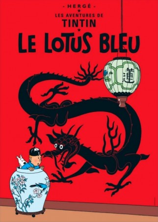 Hergé - TinTin Le Lotus Bleu (Den Blå Lotus)